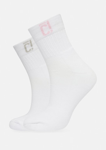 Chaussettes COMMA en blanc
