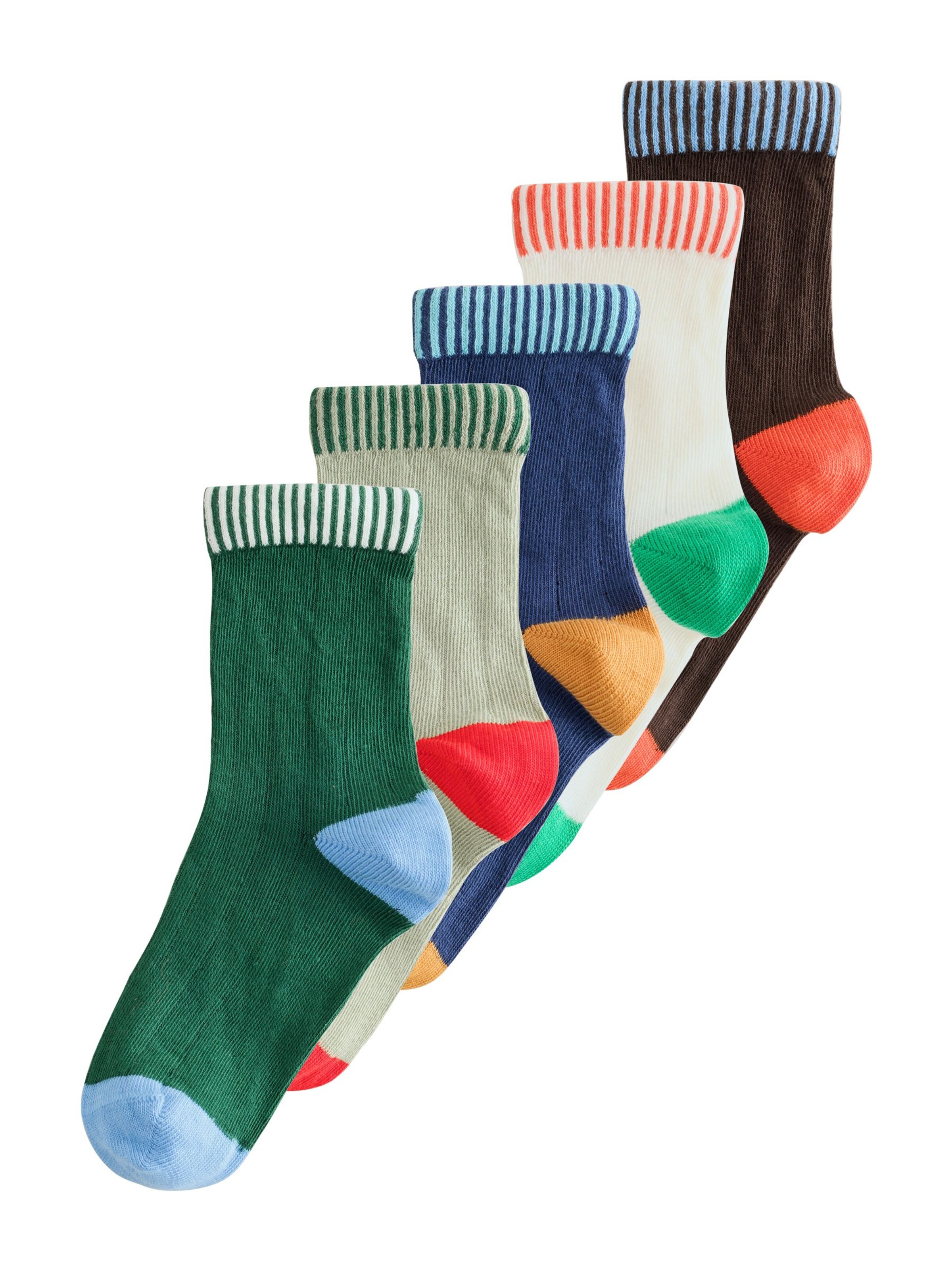 Next Socken in Blau: Vorderseite