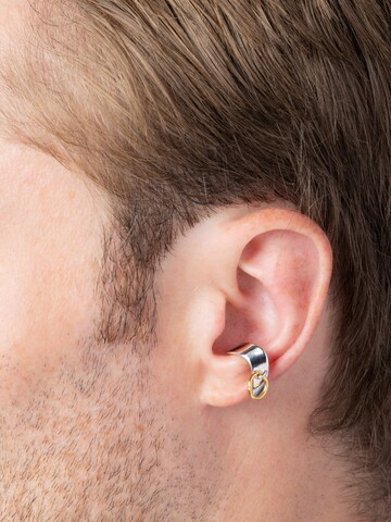 YParis Earrings 'Ear cuff Wavy Trash S' in Silver