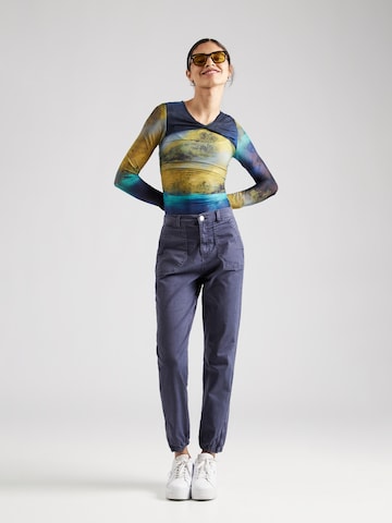 Marks & Spencer Tapered Pants in Blue