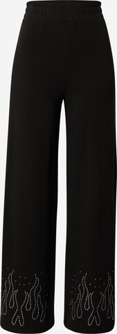 Wide leg Pantaloni 'Gesa' de la SHYX pe negru: față