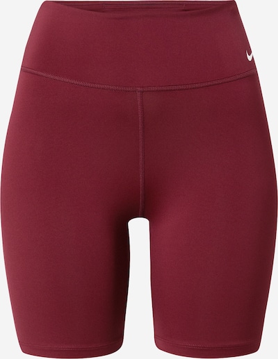 NIKE Sportbroek 'One' in de kleur Wijnrood, Productweergave