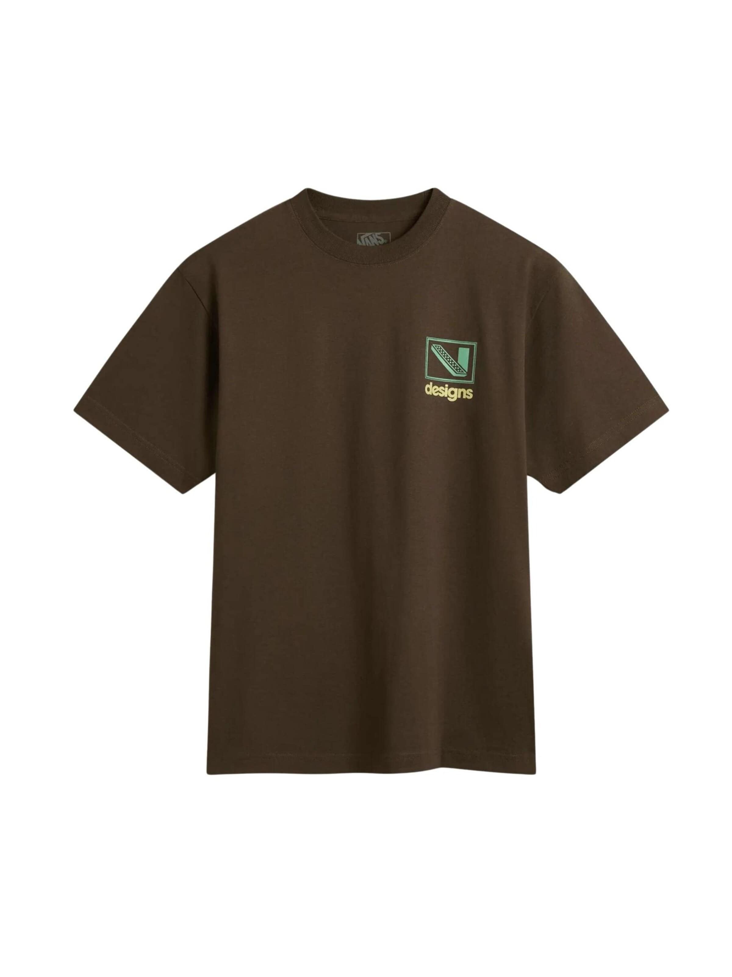 VANS T-shirt i brun: framsida