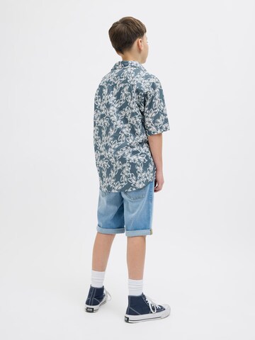 Jack & Jones Junior Comfort fit Button Up Shirt in Grey