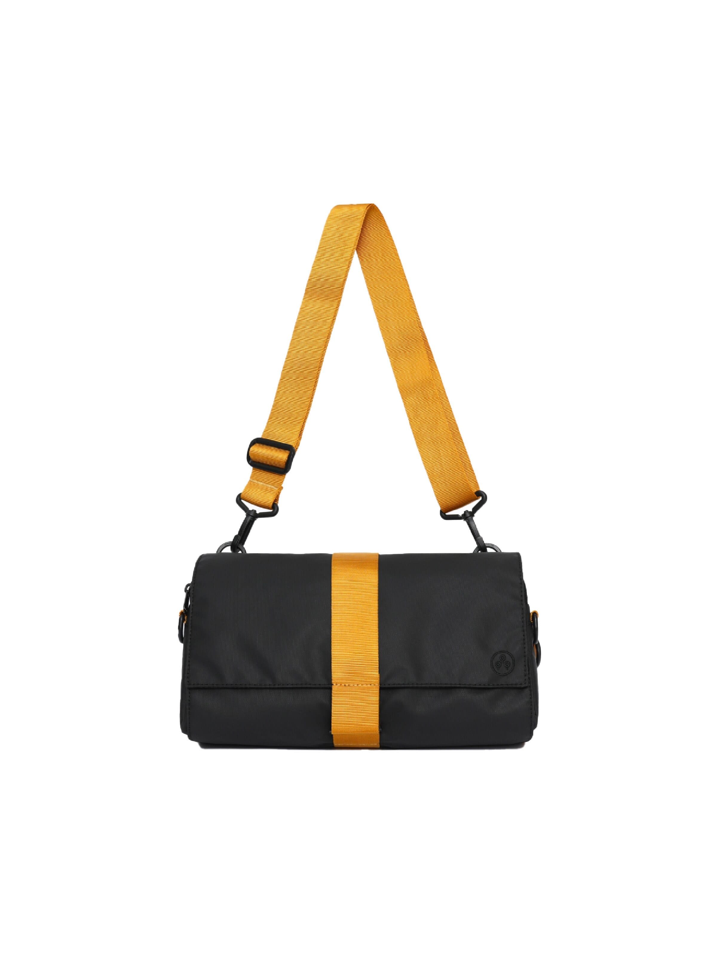 KIWEE Schoudertas 'KIWEE Triangle Sling - Black' in Zwart: voorkant