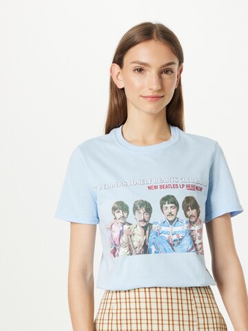 Daisy Street Shirt 'THE BEATLES' in Blau: predná strana