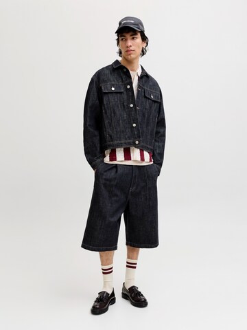 JACK & JONES Baggy Τζιν πλισέ 'JJIRON JJLLOYD' σε μπλε