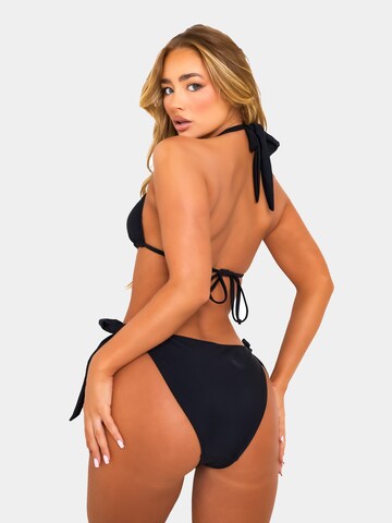 Moda Minx - Cueca biquíni 'Boujee' em preto