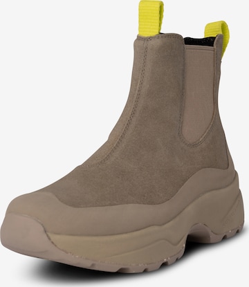 WODEN Chelsea Boots 'Solveig' in Beige: front