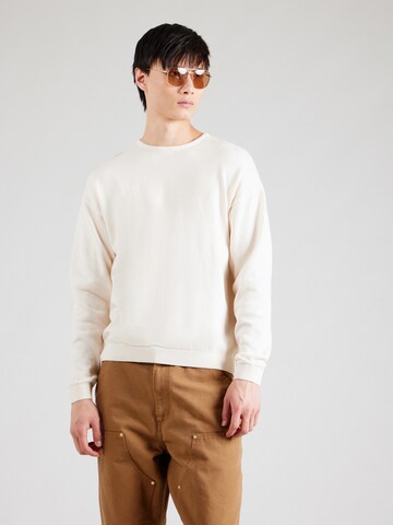 JACK & JONES Свитер 'JJCALVIN' в Бежевый: спереди