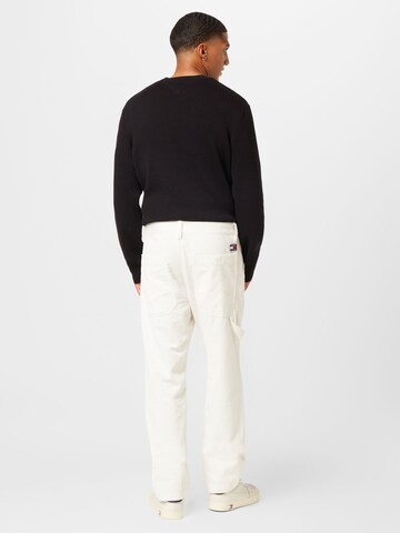 Tommy Jeans Regular Trousers 'ETHAN' in White