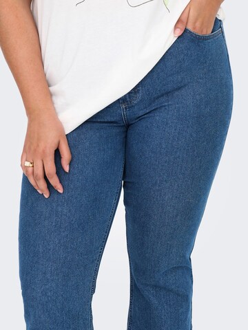 ONLY Carmakoma - Bootcut Vaquero 'CARHush' en azul
