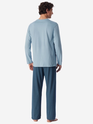 SCHIESSER Schlafanzug ' Comfort Essentials ' in Blau