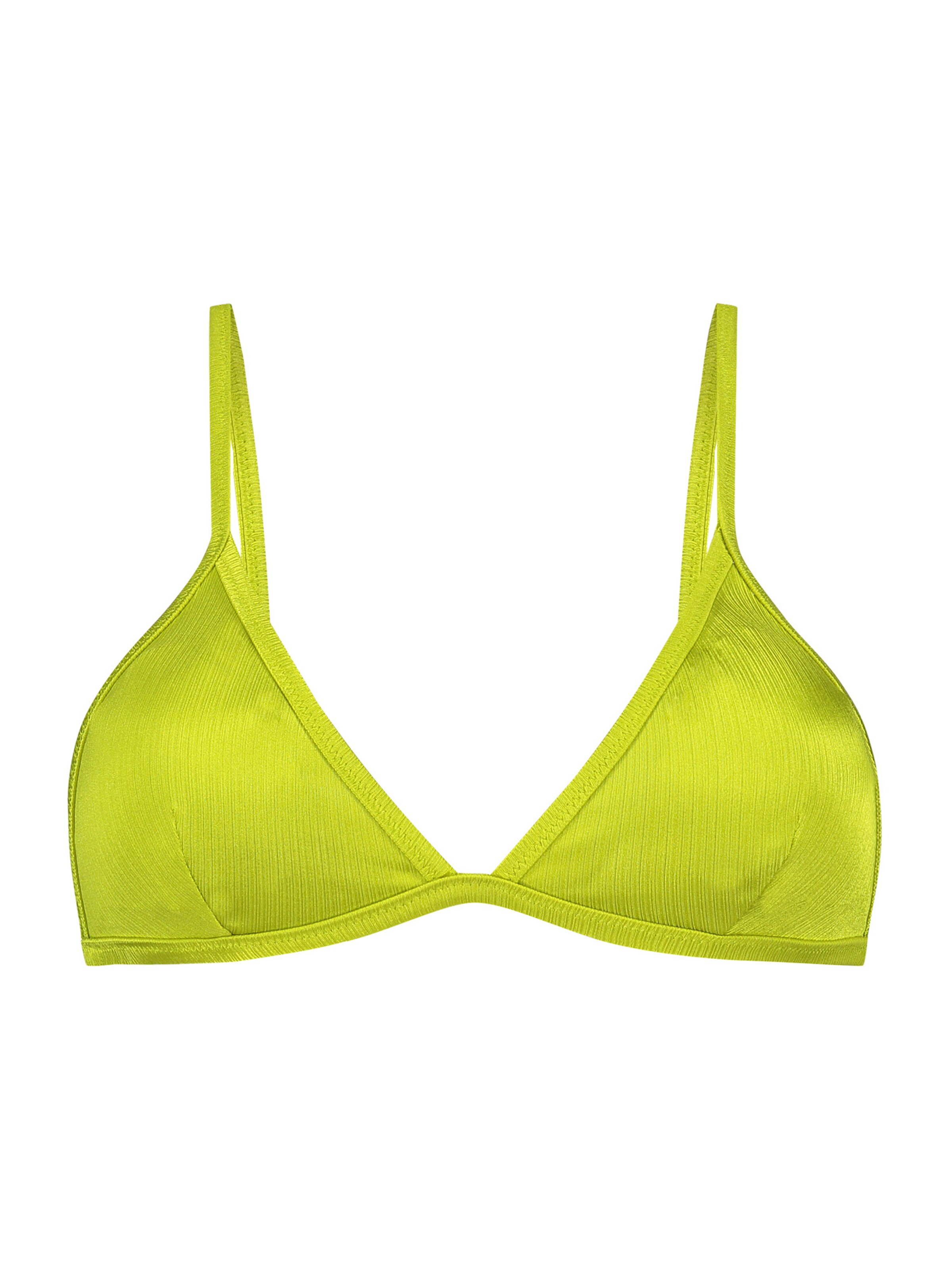 Triangle Hauts de bikini 'Luna' Hunkemöller en vert : devant