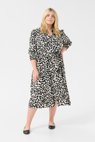 KAFFE CURVE Dress 'Camina' in Grey: front