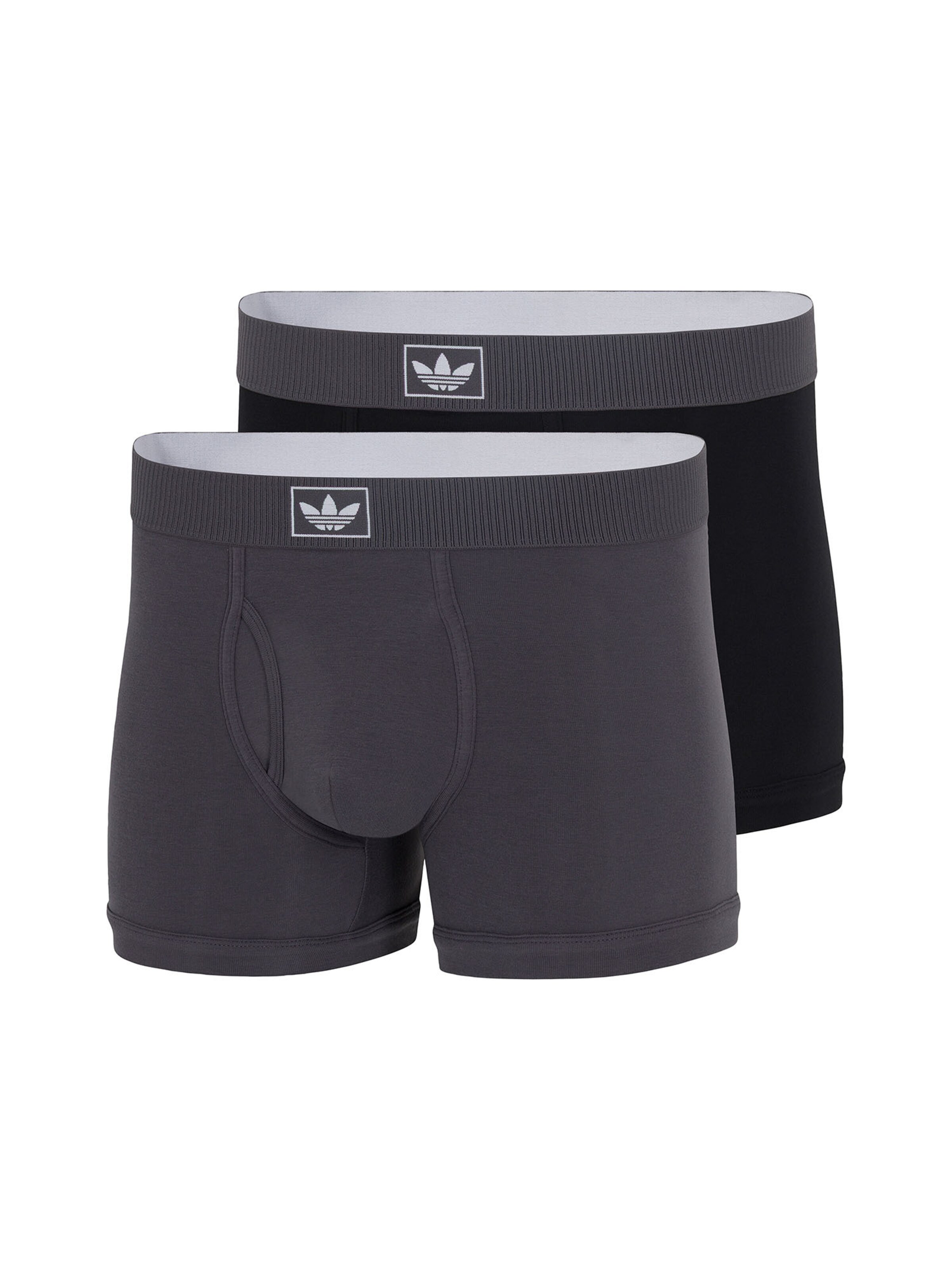 Boxers ' Comfort Cotton Rib ' ADIDAS ORIGINALS en noir : devant