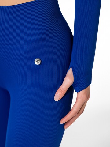 Skinny Leggings ' NUR DIE x KILIAN KERNER Leggings in Ripp-Optik ' Nur Die en bleu