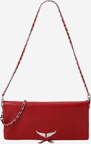 Zadig & Voltaire Clutch 'ROCK' in Rot: predná strana