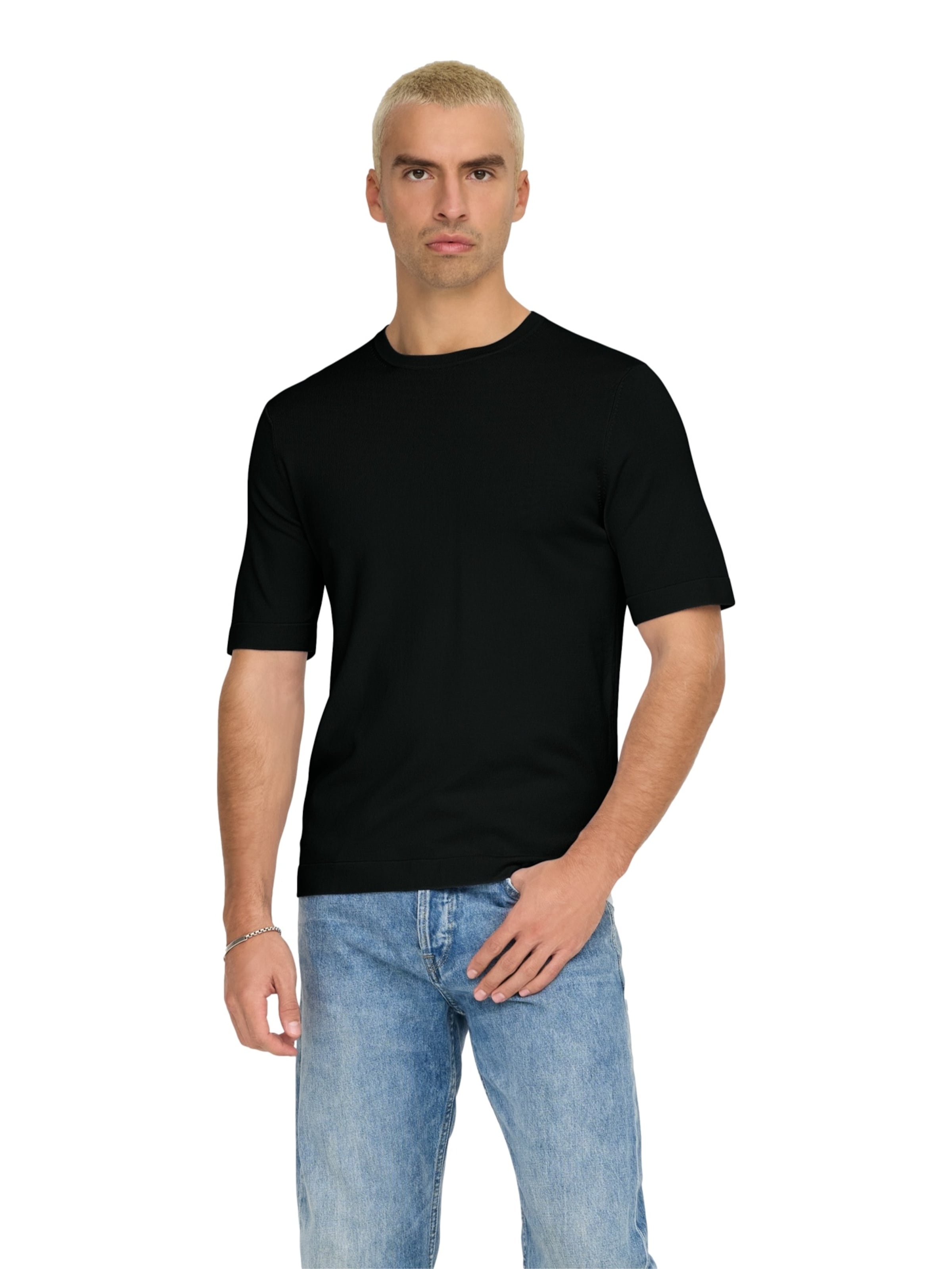 Only & Sons Pullover 'Wyler' in Schwarz: Vorderseite