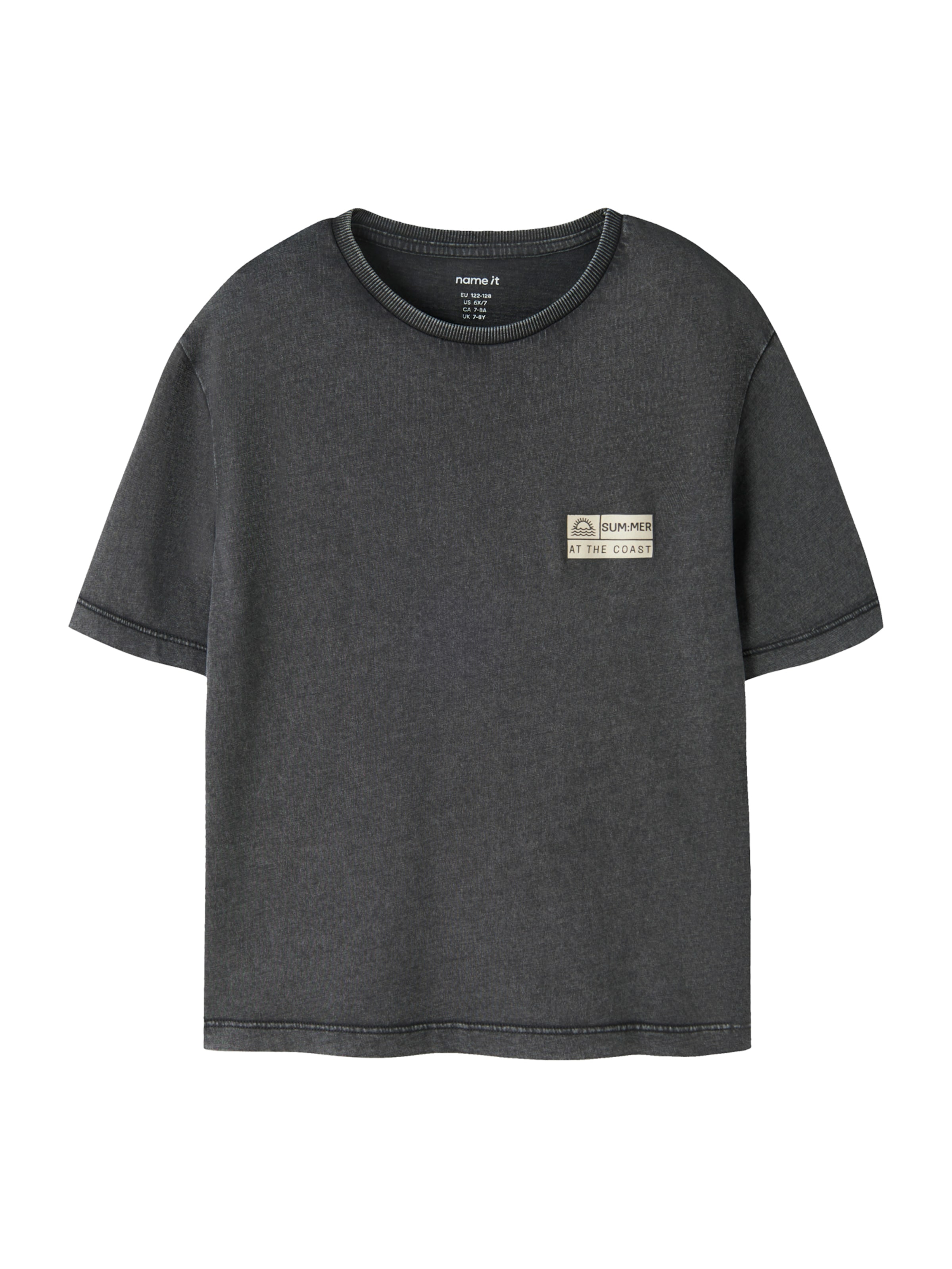 NAME IT Shirt 'NKMFANDEL' in Black: front