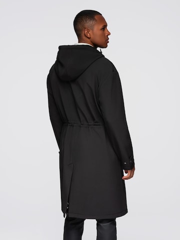 Parka d’hiver 'OM-JAPJ-0314' Ombre en noir