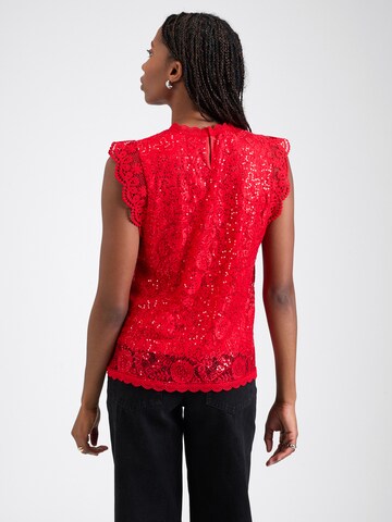 PIECES - Blusa 'PCOLLINE' en rojo