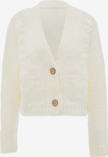 MYMO Cardigan en blanc cassé, Vue avec produit