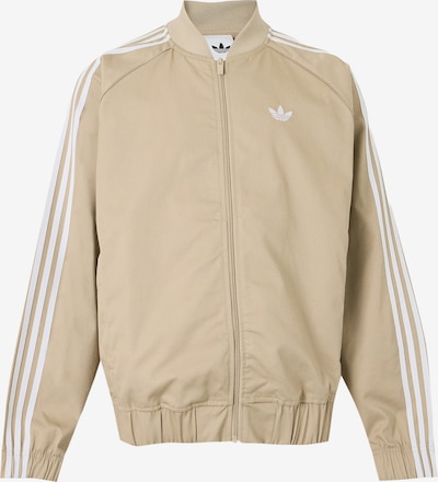 XS dydžio Demisezoninė striukė 'SST Adicolor Classics' iš ADIDAS ORIGINALS, spalva – smėlio / balta, Prekių apžvalga