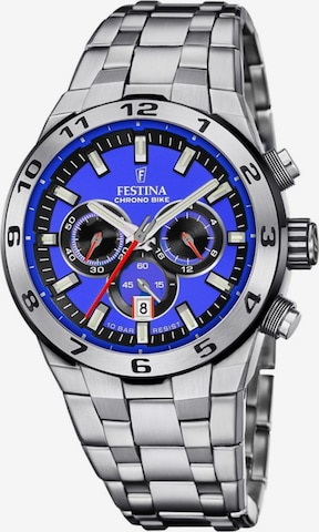 Montre à affichage analogique 'Bike' FESTINA en bleu : devant