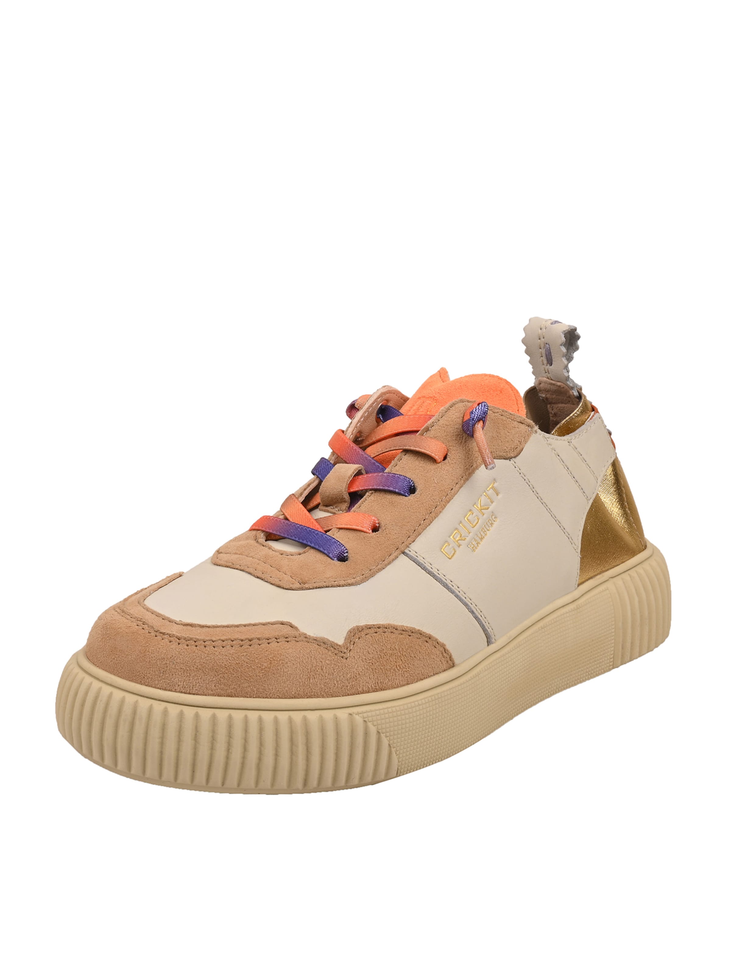 Baskets basses 'Oakli' Crickit en marron : devant