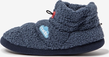 Nuvola. - Pantufa 'Boot Home Sheep' em azul: frente
