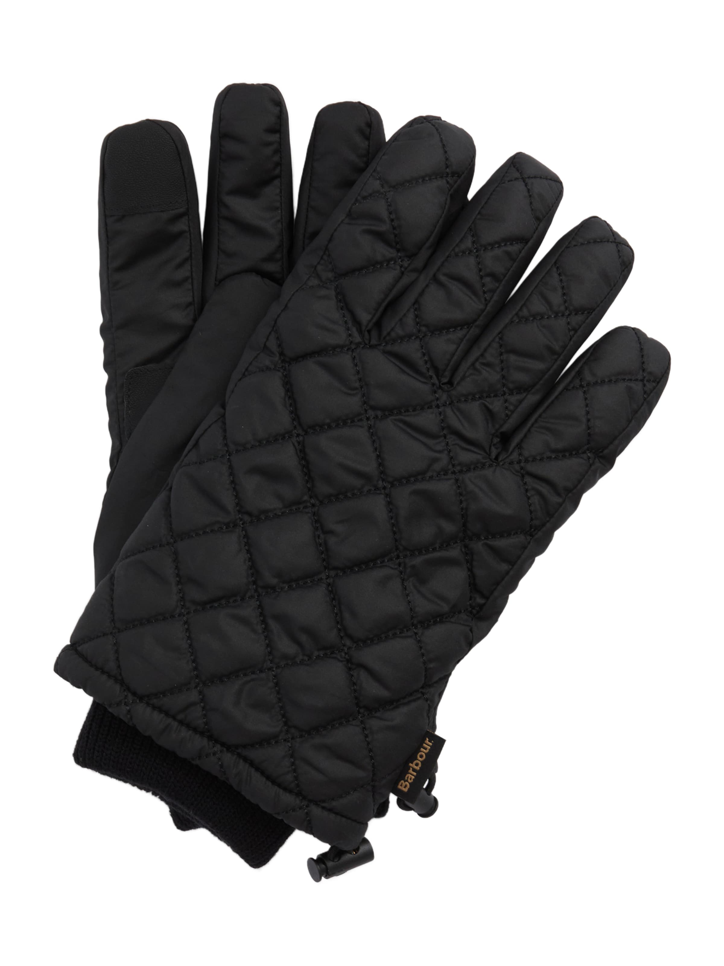 Barbour Prstové rukavice 'Harker' - Čierna: predná strana