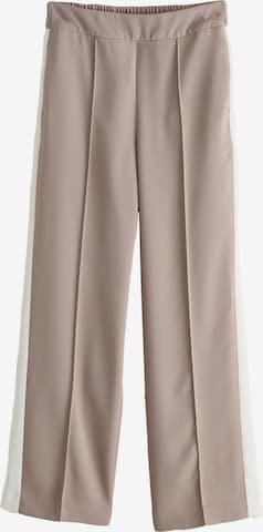 Wide Leg Pantalon à plis Next en beige : devant