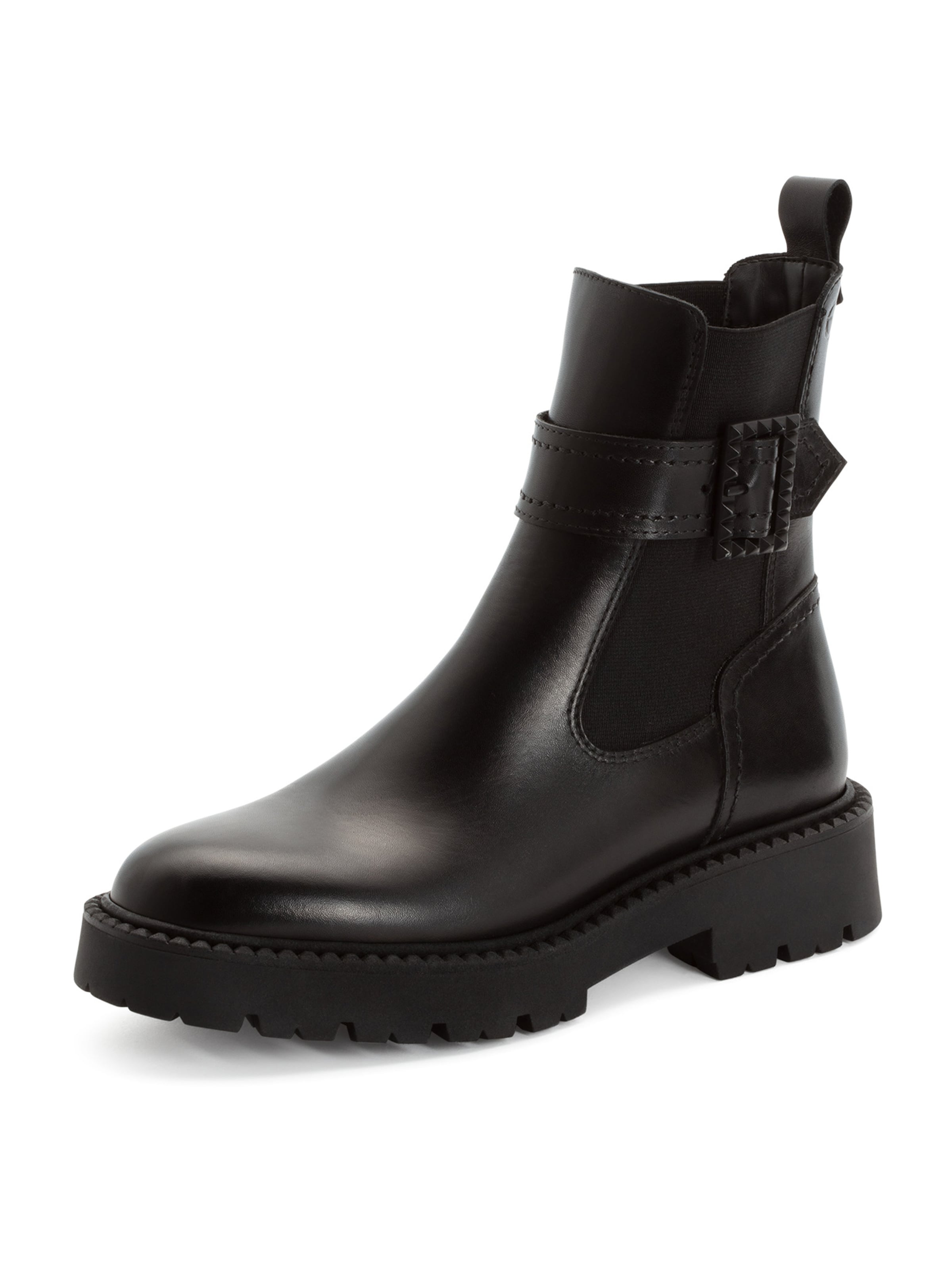 Tamaris Chelsea Boots in Black: front