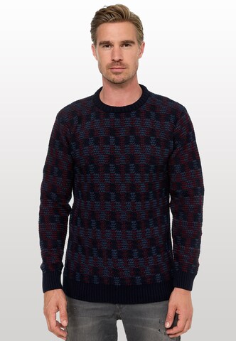 Rusty Neal Pullover in Blau: predná strana