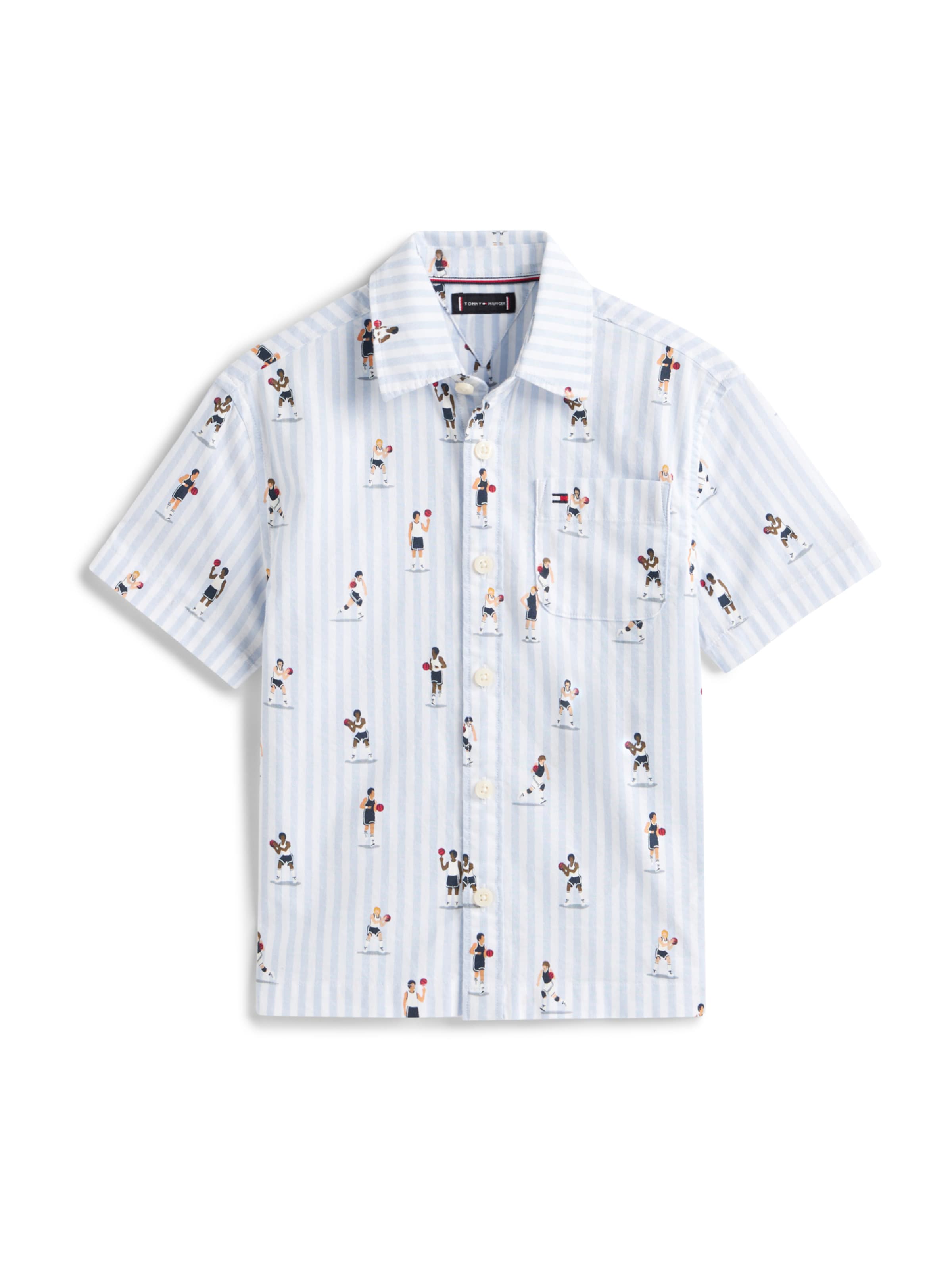 Comfort fit Camicia 'FLEX ITHACA' di TOMMY HILFIGER in blu: frontale