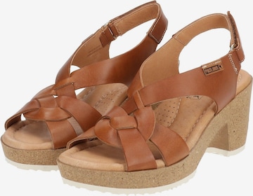 PIKOLINOS Strap Sandals in Brown