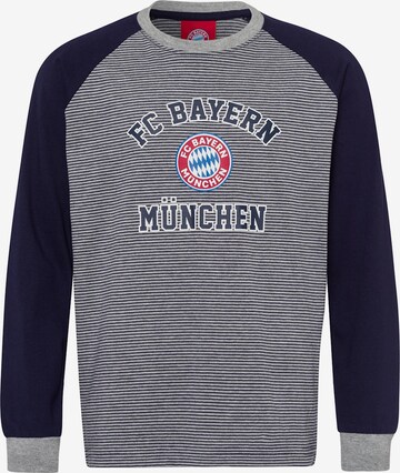 FC BAYERN MÜNCHEN Pajamas 'FC Bayern München' in Blue: front