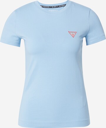 GUESS Shirt in Blauw: voorkant