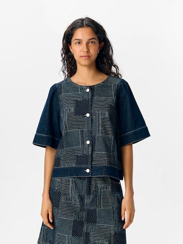 OBJECT Jacke 'OBJWARA' in Blau: Vorderseite