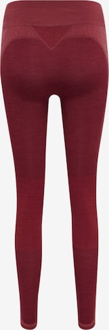 Skinny Pantalon de sport Hummel en rouge