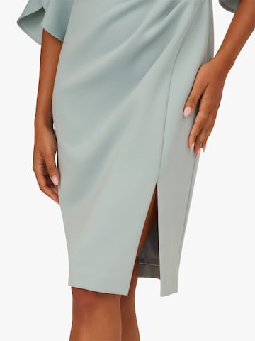 Adrianna Papell Cocktailjurk 'Scuba Faux' in Groen