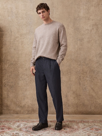 Next Regular Trousers with creases 'Nova Fides' in Blue