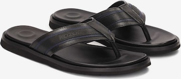 Kazar T-Bar Sandals in Black