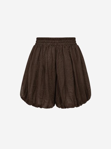 MixRay Tapered Trousers 'Shorts' in Brown