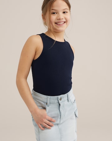 WE Fashion Topp i blå: forside