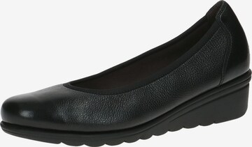 CAPRICE Ballet Flats in Black: front