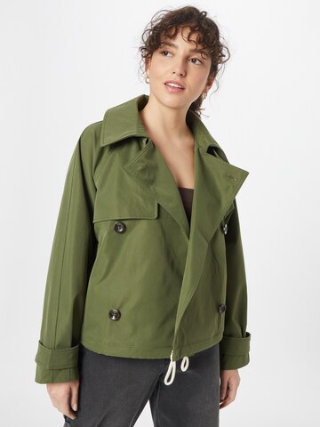 TOM TAILOR DENIM Between-Season Jacket in Green: front