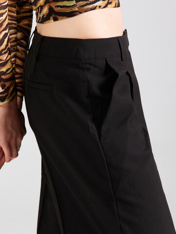 Wide Leg Pantalon à plis BRAVE SOUL en noir