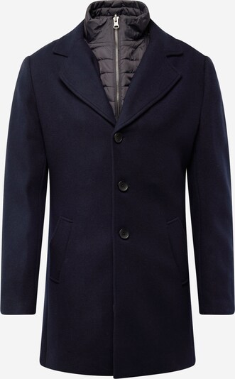 Bruun & Stengade Демисезонное пальто в Темно-синий / Графитовый, Обзор товара